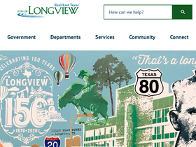 'longviewtexas.gov' screenshot