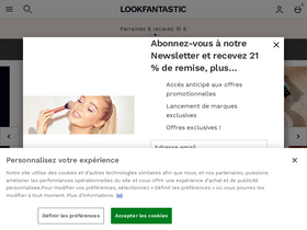 'lookfantastic.fr' screenshot