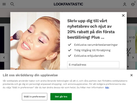'lookfantastic.se' screenshot