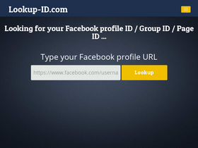 'lookup-id.com' screenshot