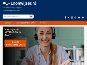 'loonwijzer.nl' screenshot