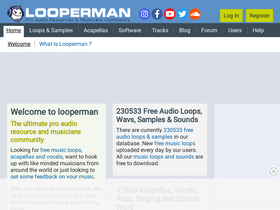 'looperman.com' screenshot