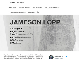 'lopp.net' screenshot