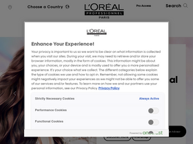'lorealprofessionnel.co.uk' screenshot