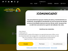 'loroparque.com' screenshot