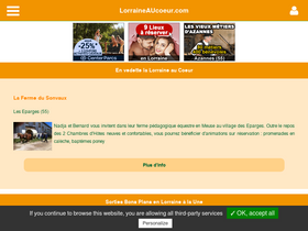 'lorraineaucoeur.com' screenshot
