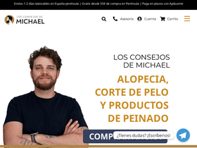 'losconsejosdemichael.com' screenshot