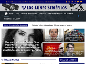 'loslunesseriefilos.com' screenshot