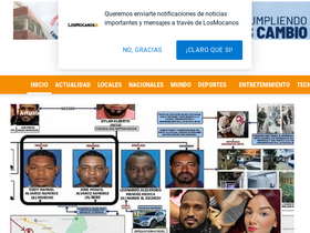 'losmocanos.com' screenshot
