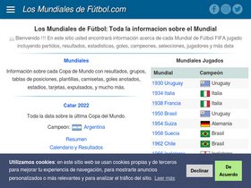 'losmundialesdefutbol.com' screenshot