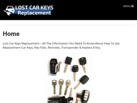 'lost-car-keys-replacement.com' screenshot