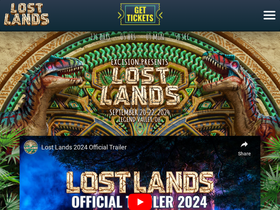 'lostlandsfestival.com' screenshot