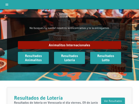 'loteriadehoy.com' screenshot