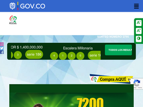 'loteriadelrisaralda.com' screenshot