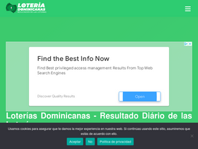 'loteriadominicanas.com' screenshot