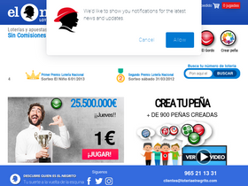 'loteriaelnegrito.com' screenshot