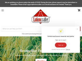 'lotioncrafter.com' screenshot