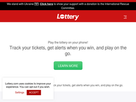 'lottery.com' screenshot