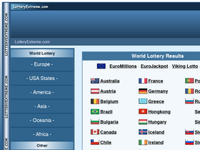 'lotteryextreme.com' screenshot