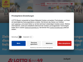 'lotto-bayern.de' screenshot