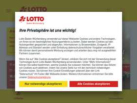 'lotto-bw.de' screenshot