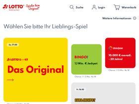 'lotto-niedersachsen.de' screenshot