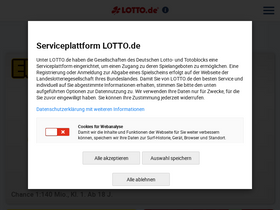 'lotto.de' screenshot