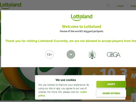 'lottoland.co.uk' screenshot