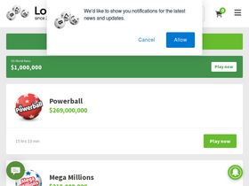 'lottopark.com' screenshot