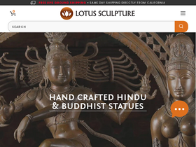 'lotussculpture.com' screenshot