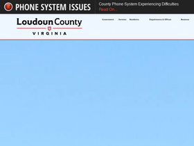 'loudoun.gov' screenshot