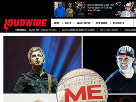 'loudwire.com' screenshot