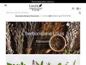 'louis-herboristerie.com' screenshot