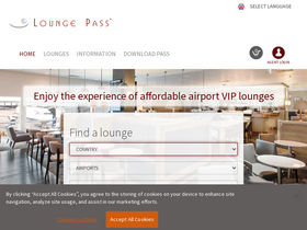 'loungepass.com' screenshot