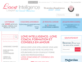 'love-intelligence.fr' screenshot
