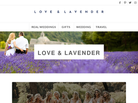 'loveandlavender.com' screenshot