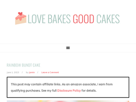 'lovebakesgoodcakes.com' screenshot