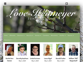 'lovefuneralhome.com' screenshot