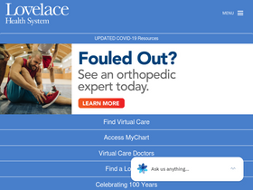 'lovelace.com' screenshot
