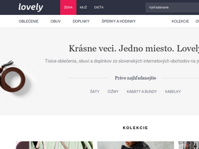 'lovely.sk' screenshot