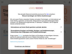 'lovelybooks.de' screenshot