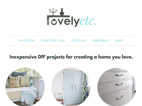 'lovelyetc.com' screenshot