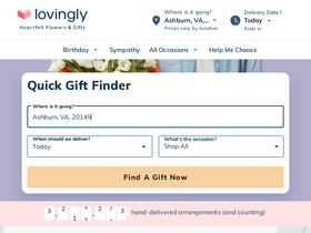 'lovingly.com' screenshot