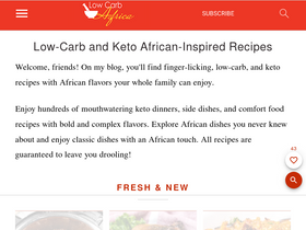 'lowcarbafrica.com' screenshot