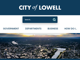 'lowellma.gov' screenshot