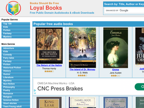 'loyalbooks.com' screenshot
