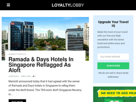 'loyaltylobby.com' screenshot
