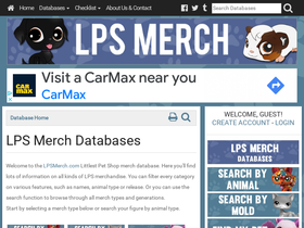 'lpsmerch.com' screenshot