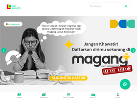 'luarsekolah.com' screenshot