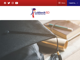 'lubbockisd.org' screenshot